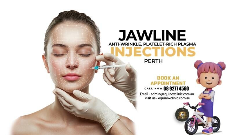 Jawline, Anti-wrinkle, Platelet-Rich Plasma Injections Perth